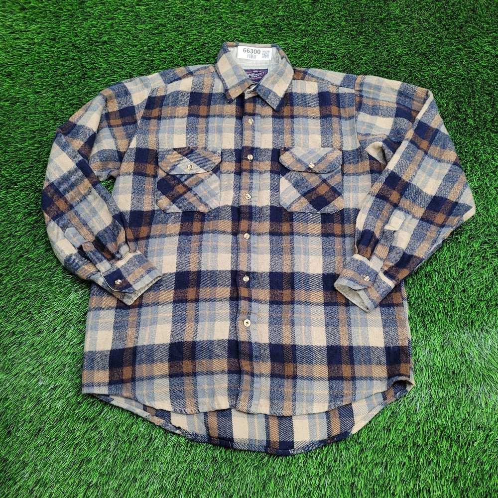 Vintage Vintage 90s Williams-Bay Plaid Shirt Larg… - image 1