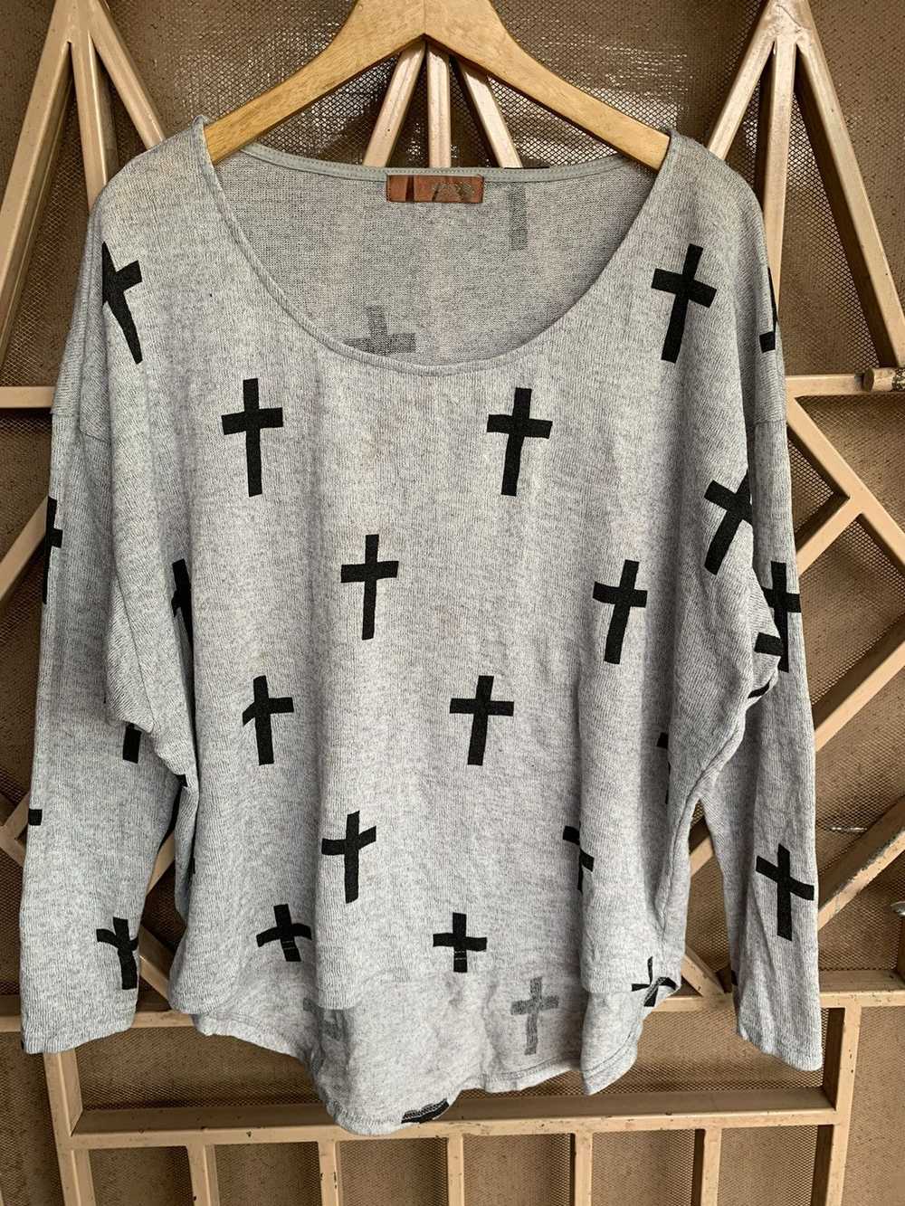 Japanese Brand Cross Knitted Issey Miyake Goa Arc… - image 1