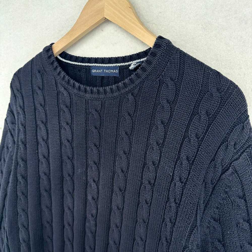 Vintage GRANT THOMAS Sweater Mens L Supima Cotton… - image 1