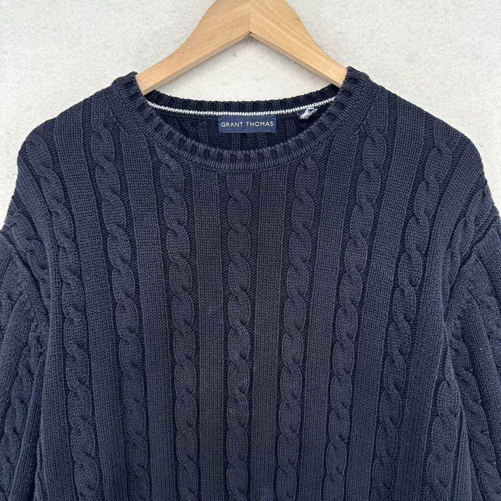 Vintage GRANT THOMAS Sweater Mens L Supima Cotton… - image 3