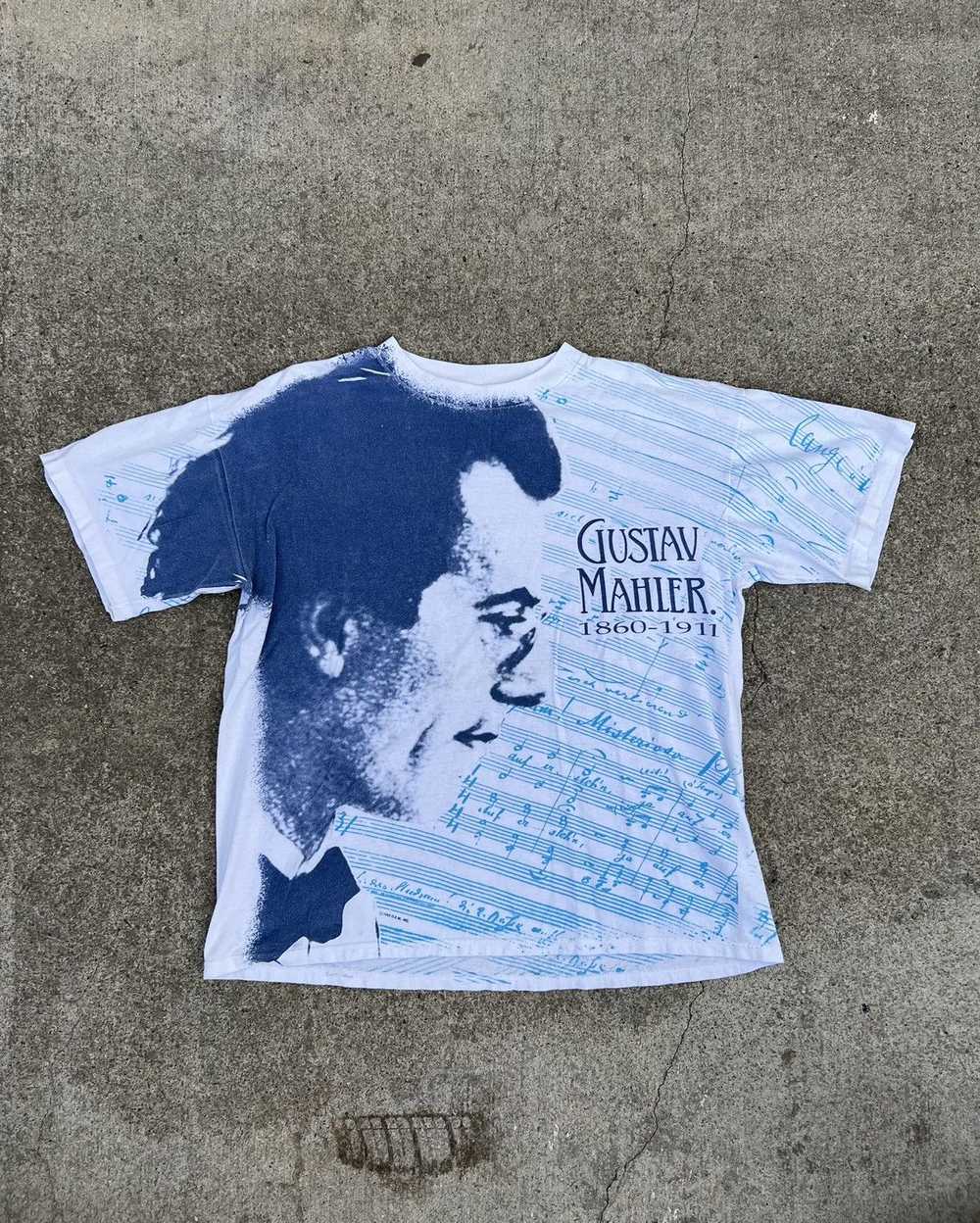 Band Tees × Rare × Vintage 90s George Mahler AOP … - image 1