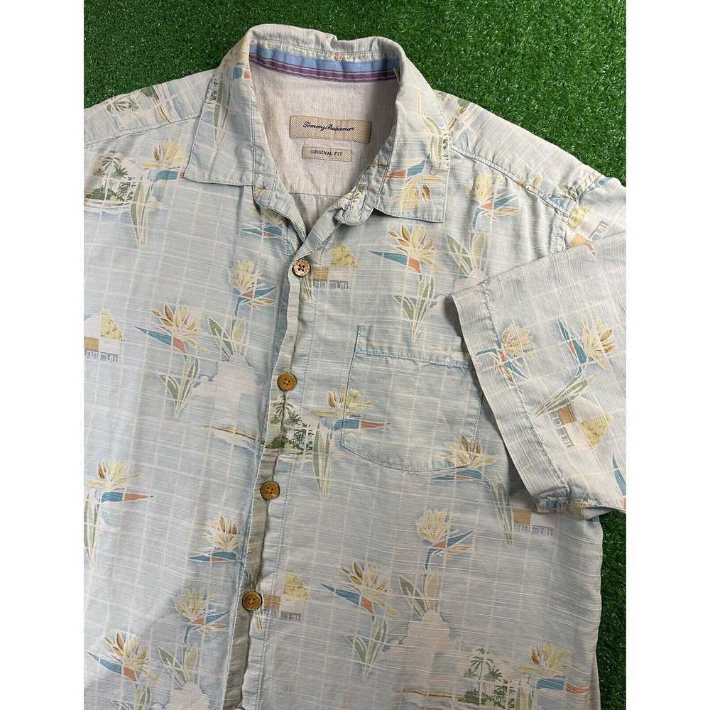 Tommy Bahama Tommy Bahama Silk Cotton Hawaiian Fl… - image 2