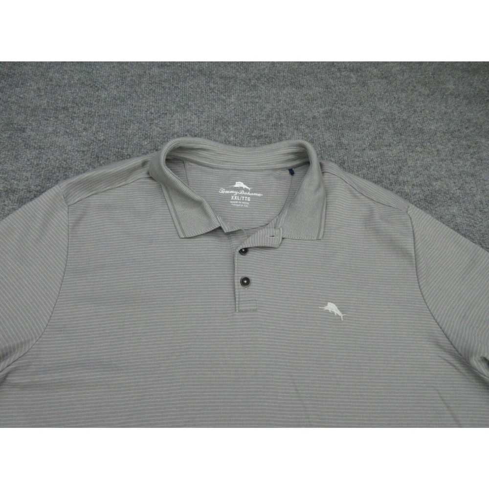 Tommy Bahama Tommy Bahama Polo Shirt Mens 2XL Gra… - image 3