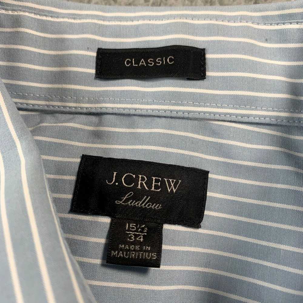 J.Crew J Crew Shirt Mens Medium 15.5 Button Up St… - image 3