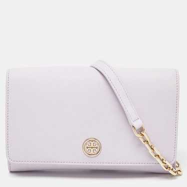 Tory Burch TORY BURCH Lavender Leather Robinson C… - image 1