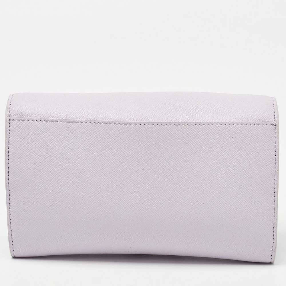 Tory Burch TORY BURCH Lavender Leather Robinson C… - image 4