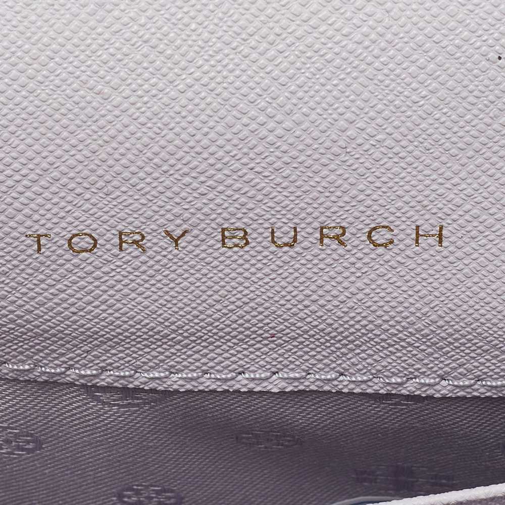Tory Burch TORY BURCH Lavender Leather Robinson C… - image 8