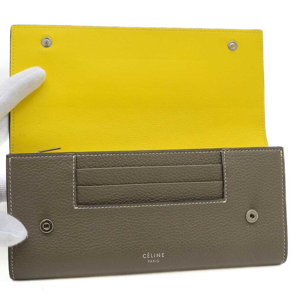 Celine Celine Large Multifunction Flap Wallet Lon… - image 5