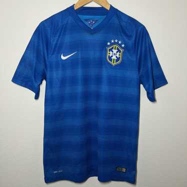 Nike × Soccer Jersey Brazil 2014 World Cup Away J… - image 1