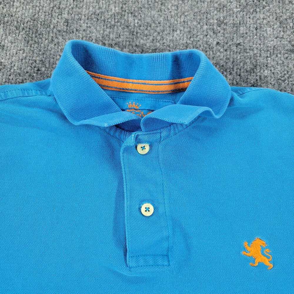 Express Express Polo Shirt Men's Small Blue Embro… - image 3