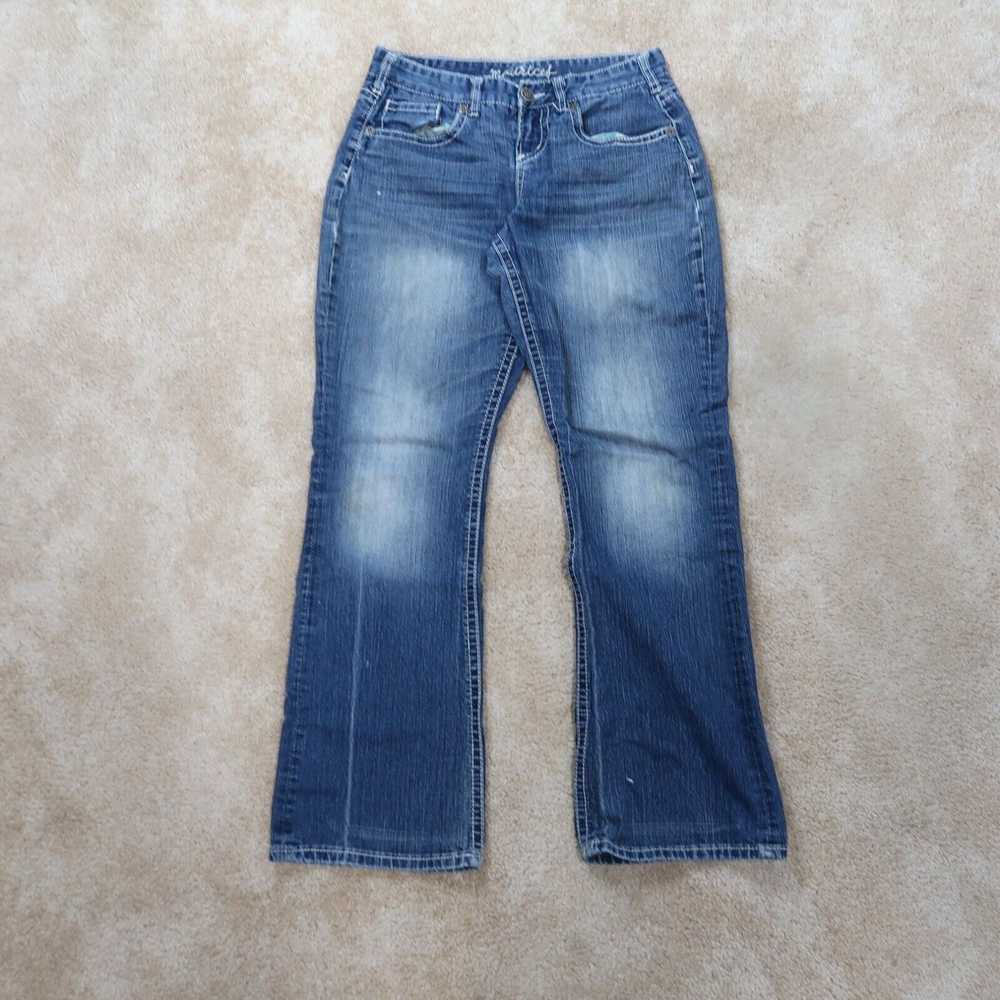 Vintage Maurices Bootcut Jeans Women's 3/4 Blue D… - image 1