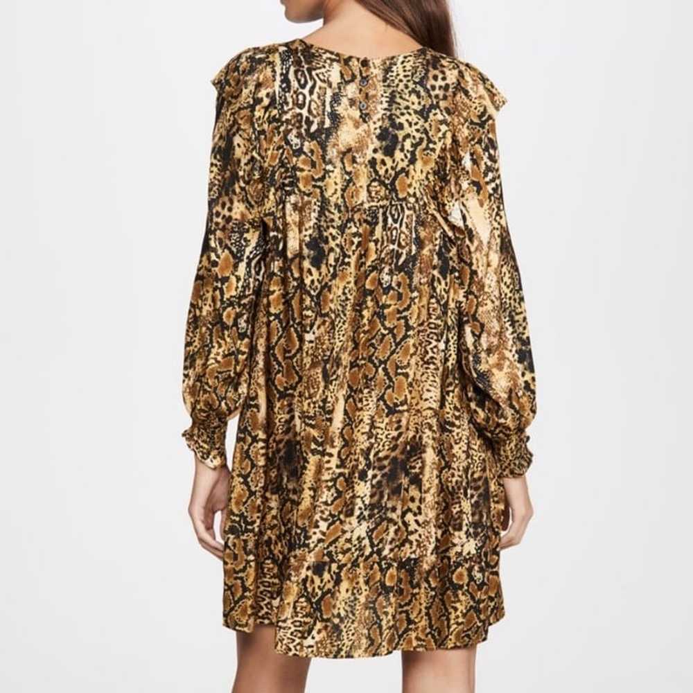 Ba&sh Sym snake print babydoll dress - image 4