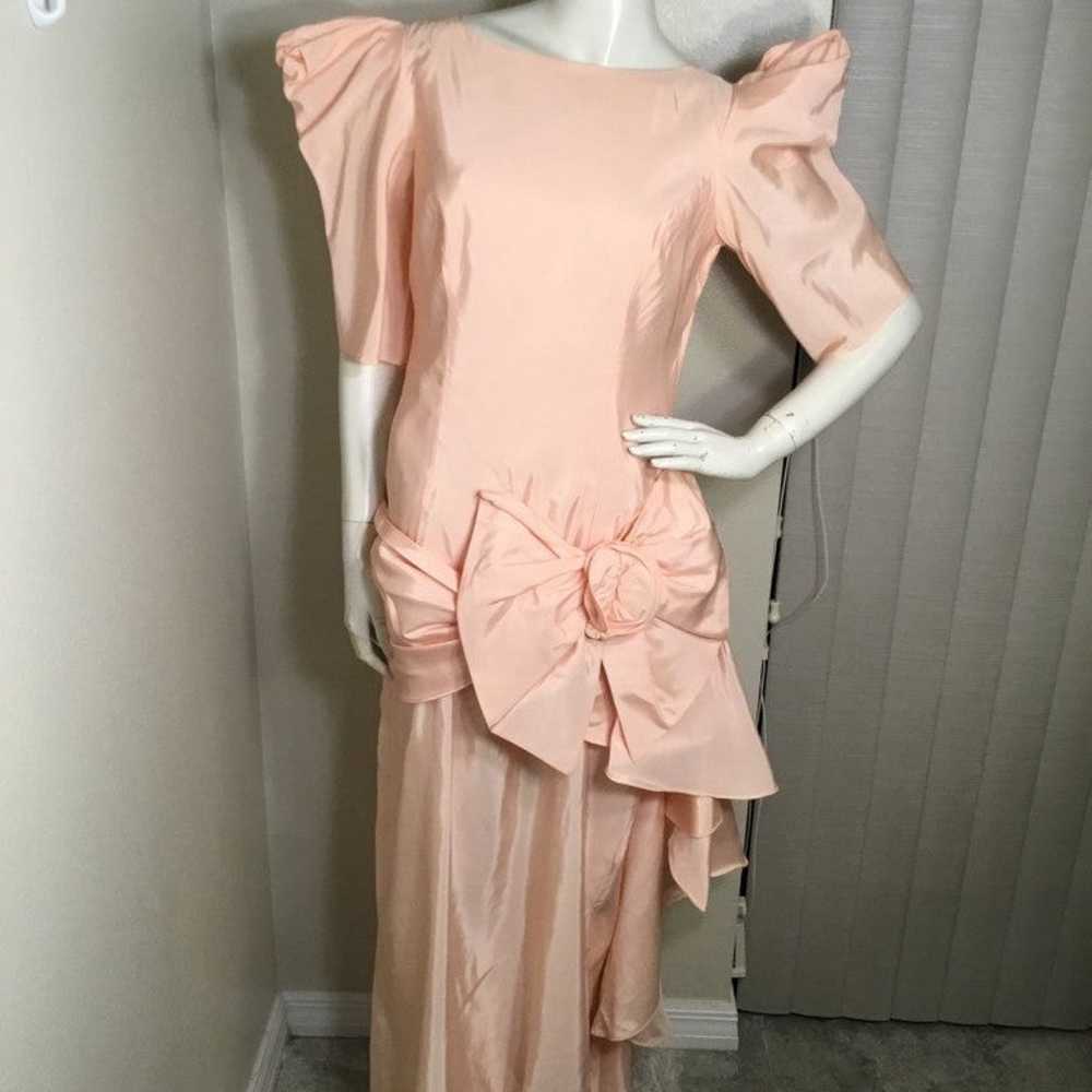 VINTAGE 1970S UNION MADE DANCE ALLURE DRESS - image 1