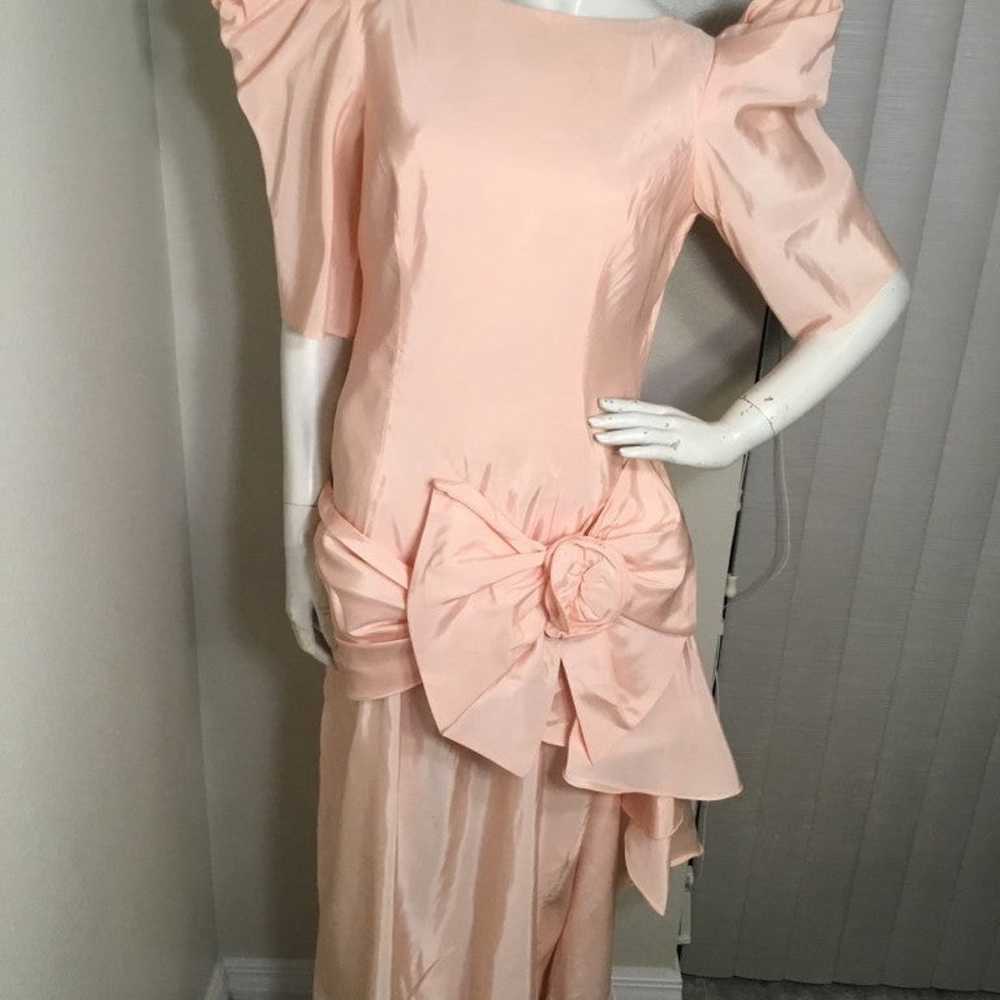 VINTAGE 1970S UNION MADE DANCE ALLURE DRESS - image 5