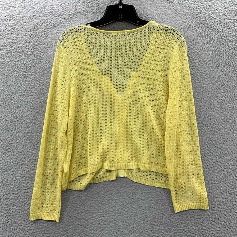 Vintage NIC + ZOE Sweater Womens Large Top Linen … - image 2
