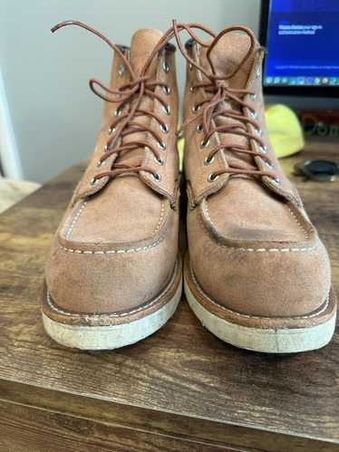 Red Wing Dusty rose moc toe