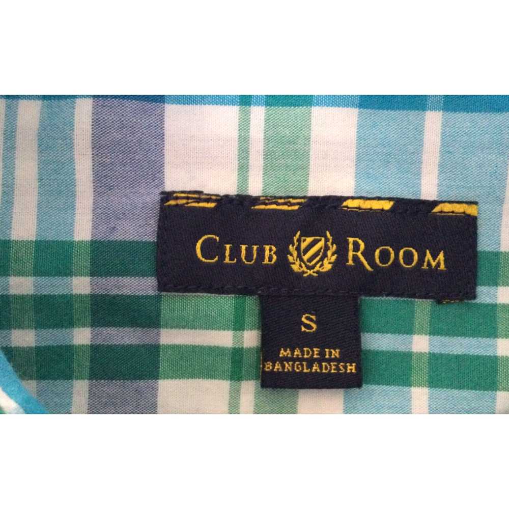 Club Room CLUB ROOM Mens Size S Plaid Casual Butt… - image 3