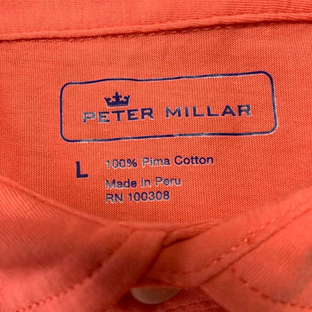 Peter Millar PETER MILLAR Polo Shirt Mens Large S… - image 3