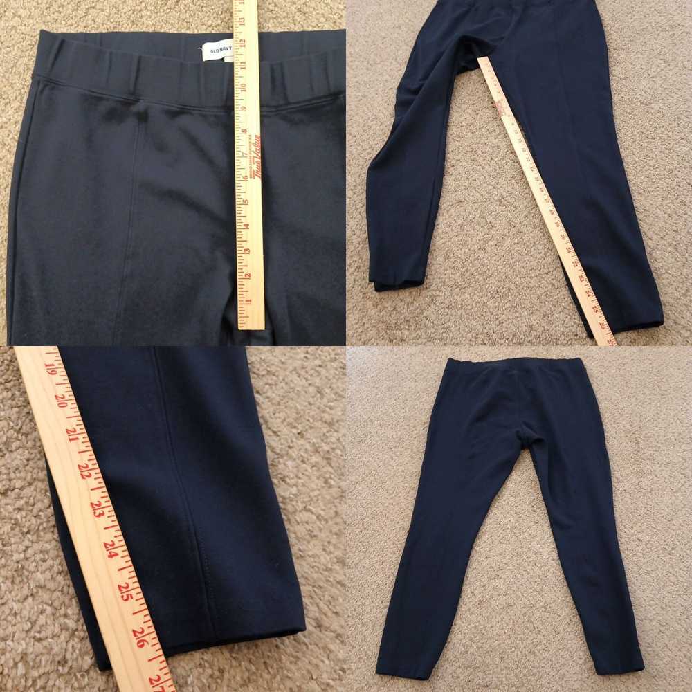 Old Navy Old Navy Stevie Pants Womens XL Blue Cro… - image 4