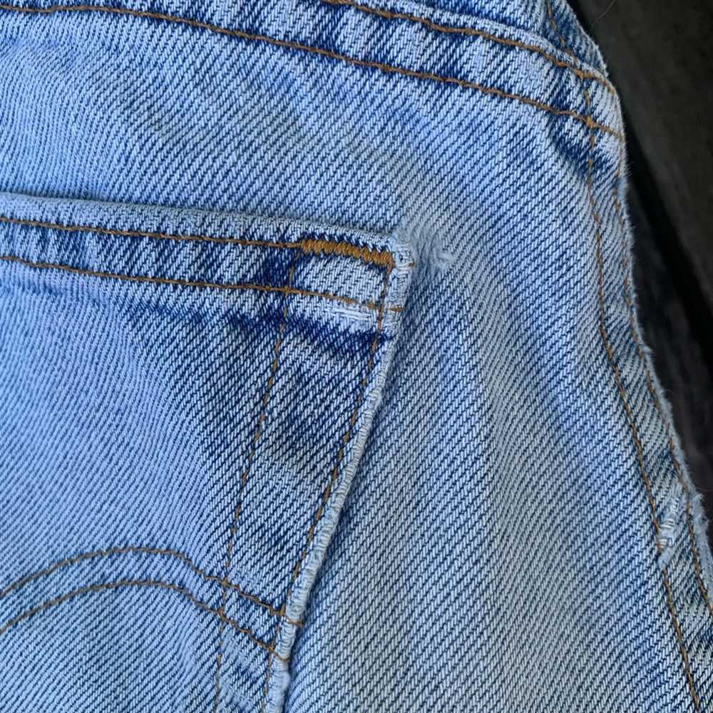 Levi's Levi’s destructed cutoff jean shorts - image 12