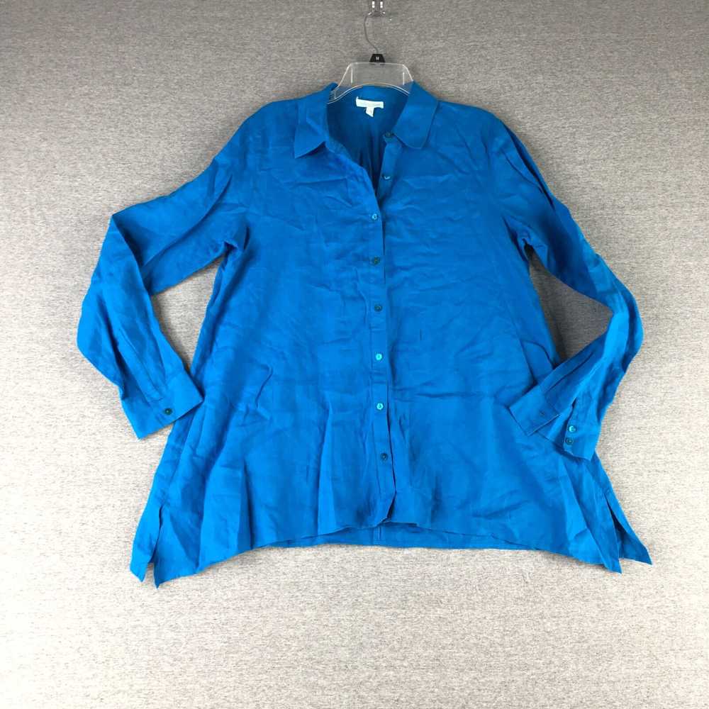 Eileen Fisher Eileen Fisher Shirt Womens Small Ir… - image 1