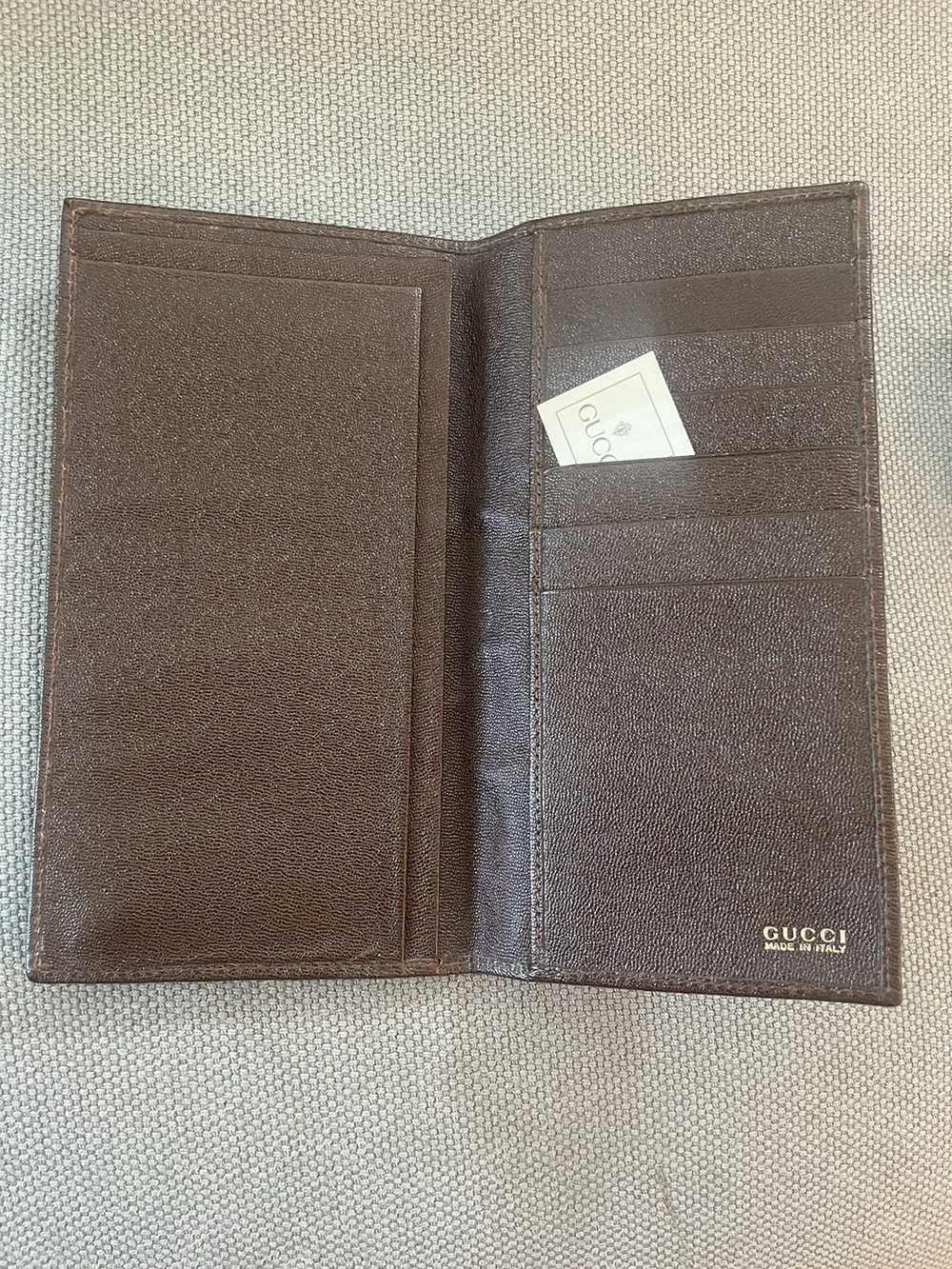 Gucci GUCCI Brown Bifold Long Wallet 4x7 - image 12