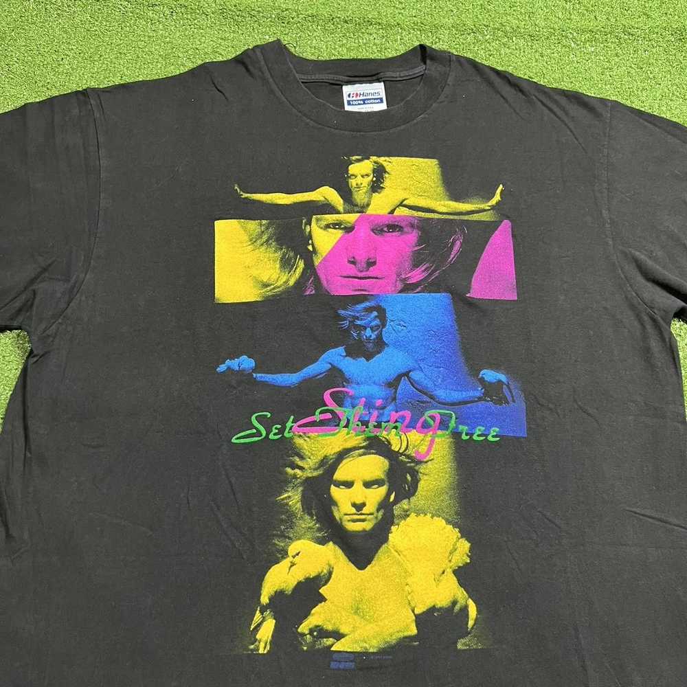 Band Tees × Made In Usa × Vintage vintage sting s… - image 2