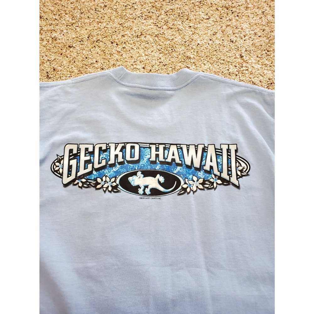 Vintage Vintage GECKO Hawaii T Shirt Large Mens B… - image 1