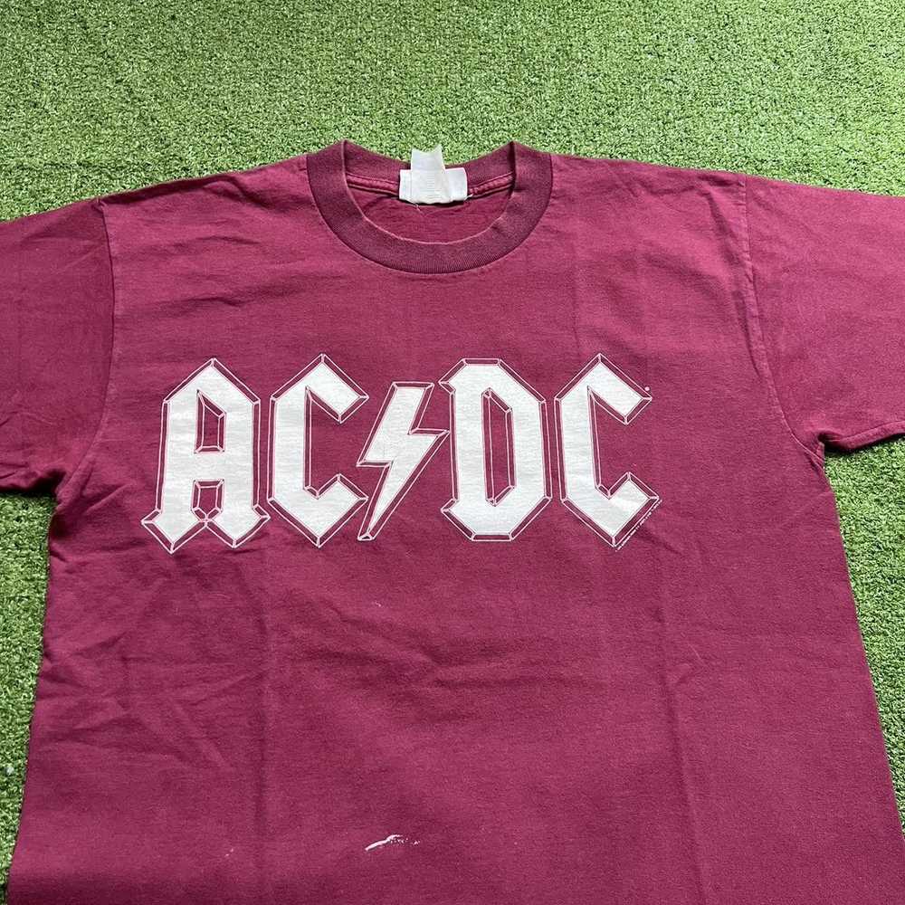 Band Tees × Made In Usa × Vintage vintage acdc ba… - image 2