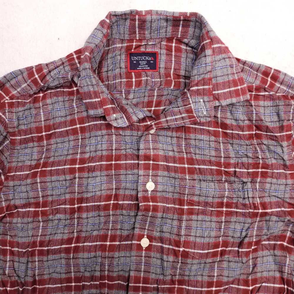 UNTUCKit Untuckit Tartan Flannel Shirt Mens Size … - image 1