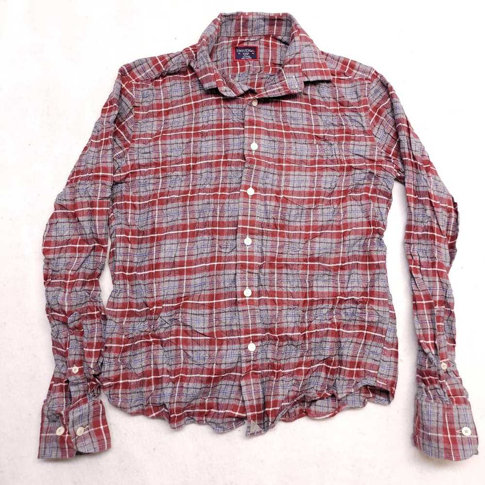 UNTUCKit Untuckit Tartan Flannel Shirt Mens Size … - image 2