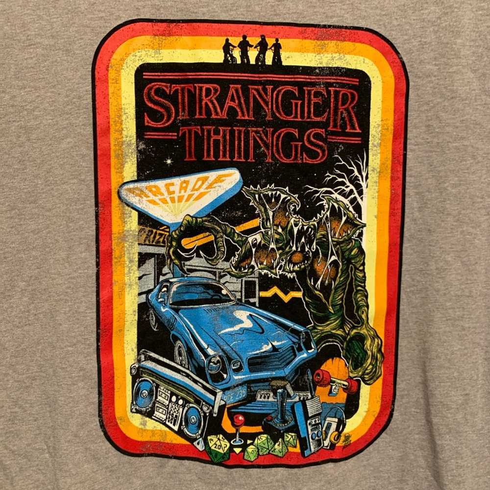 Stranger Things Netflix 80's Retro Juniors Black … - image 3