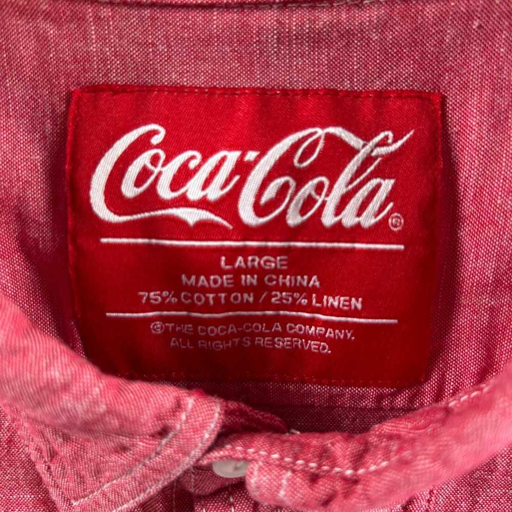 Coca Cola Coca-Cola Delivery Work Shirt Men L VIN… - image 12