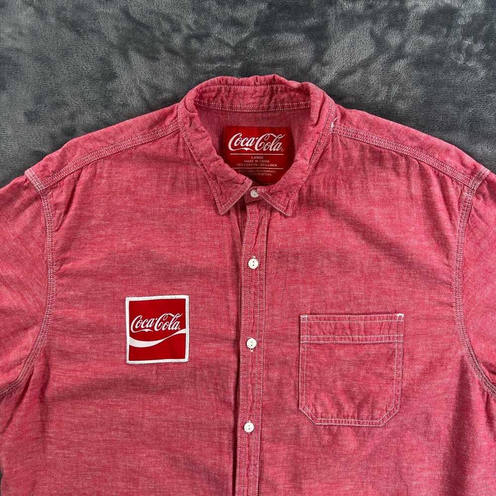 Coca Cola Coca-Cola Delivery Work Shirt Men L VIN… - image 3