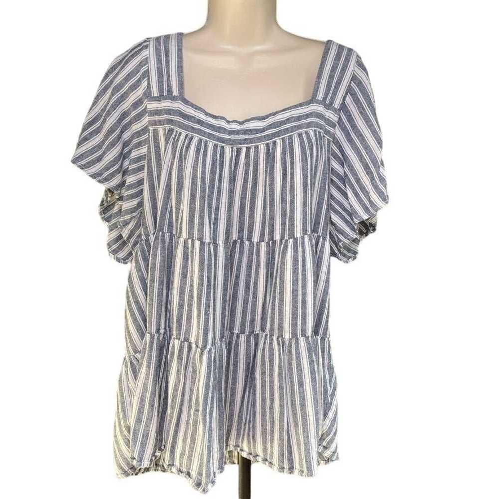 Other Tunic Smock Linen Top Terra and Sky Womens … - image 1