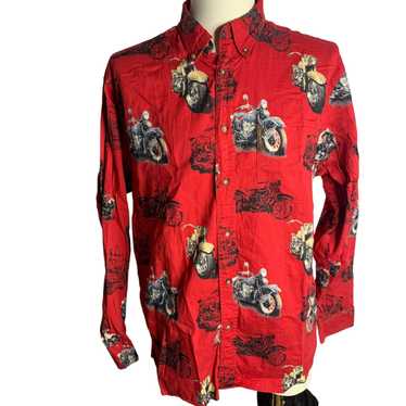 North River North River Button Down Motorcycle Shi