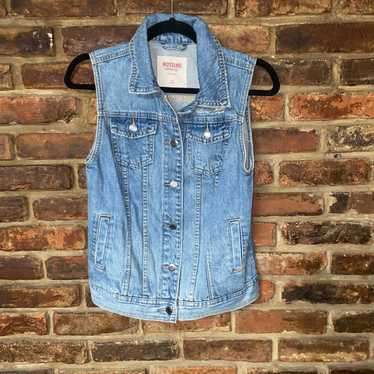 Mossimo Mossimo Supply Co Blue Denim Sleeveless J… - image 1