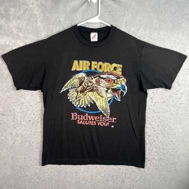 Jerzees Vintage 80s Air Force Budweiser Salutes Y… - image 1