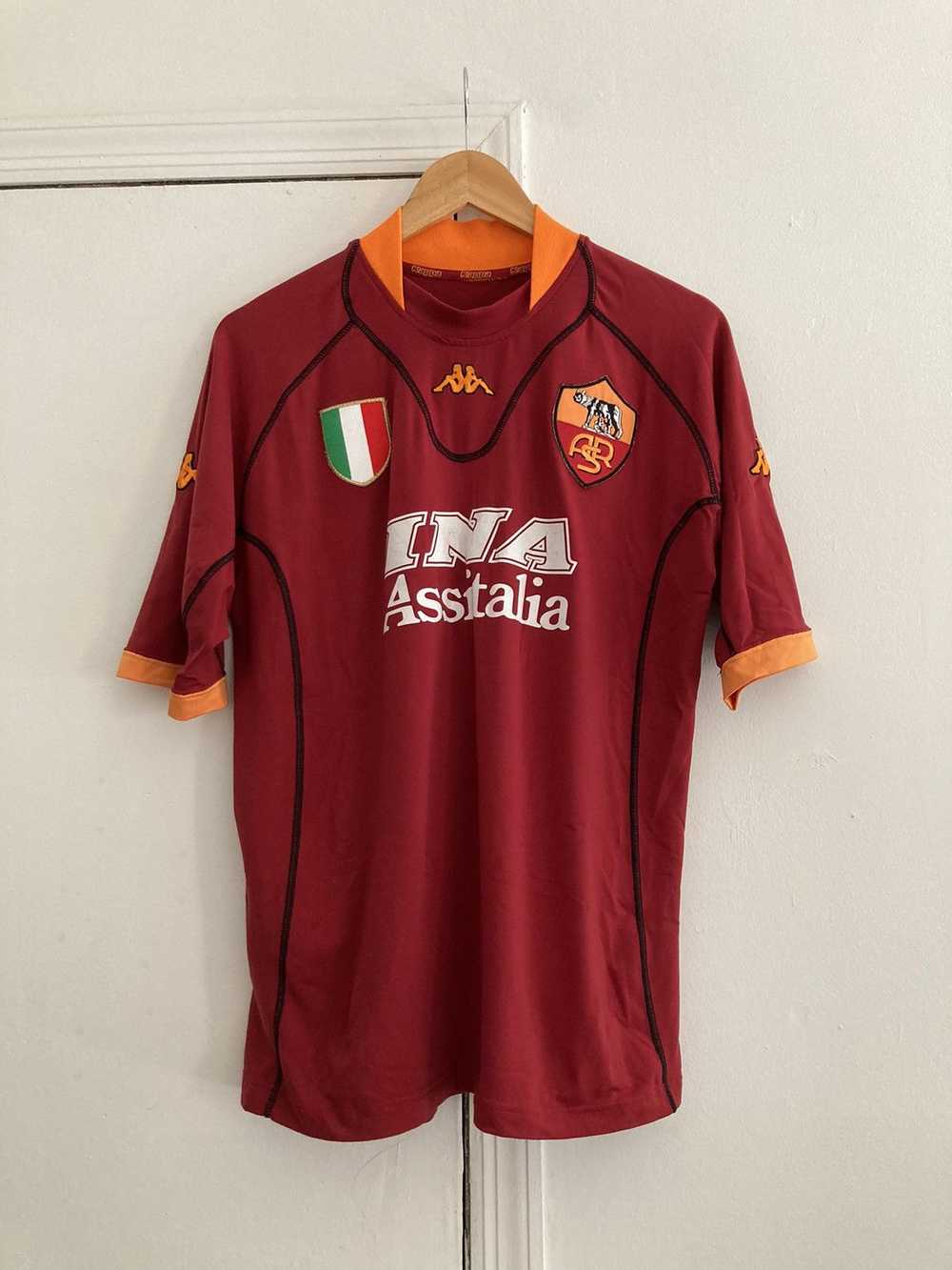 Kappa × Soccer Jersey × Vintage Roma 2001 Scudett… - image 2