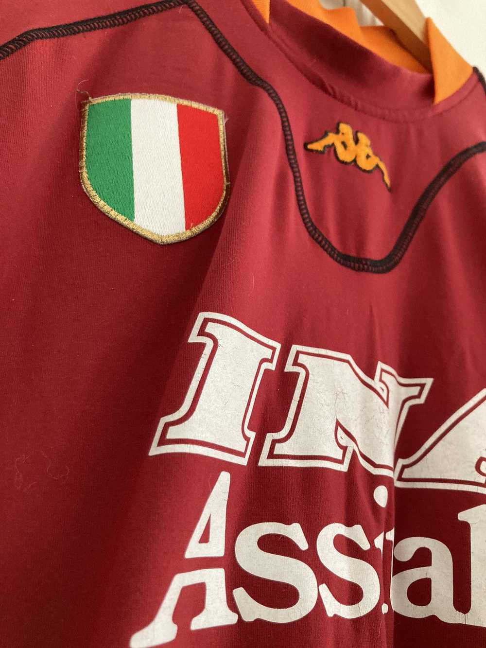 Kappa × Soccer Jersey × Vintage Roma 2001 Scudett… - image 3