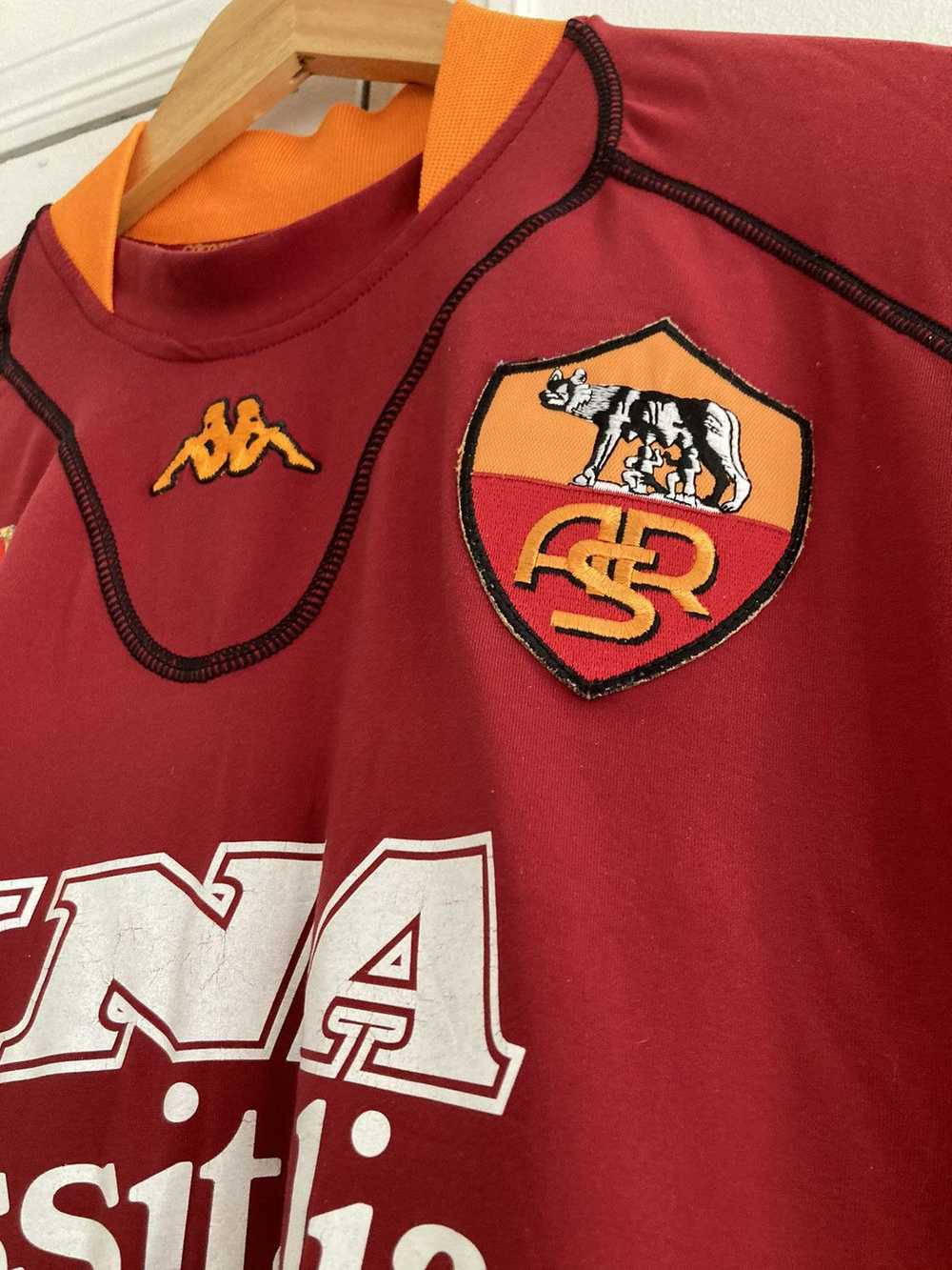 Kappa × Soccer Jersey × Vintage Roma 2001 Scudett… - image 4