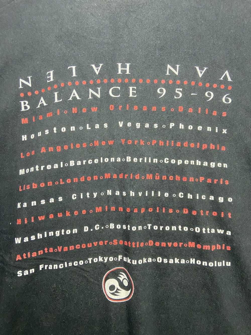 Band Tees × Tour Tee × Vintage VINTAGE 1995 VAN H… - image 11