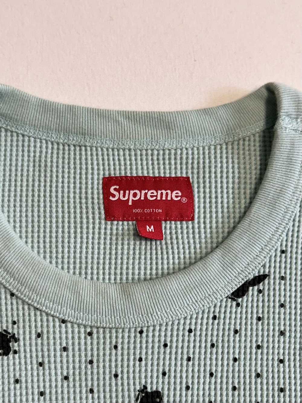 Supreme FW2017 playboy waffle thermal knit blue - image 6