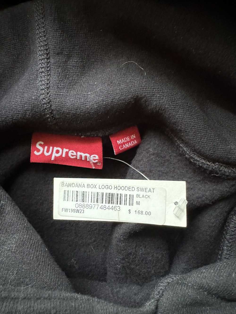 Supreme Supreme Bandana Box Logo Hoodie Black - image 5