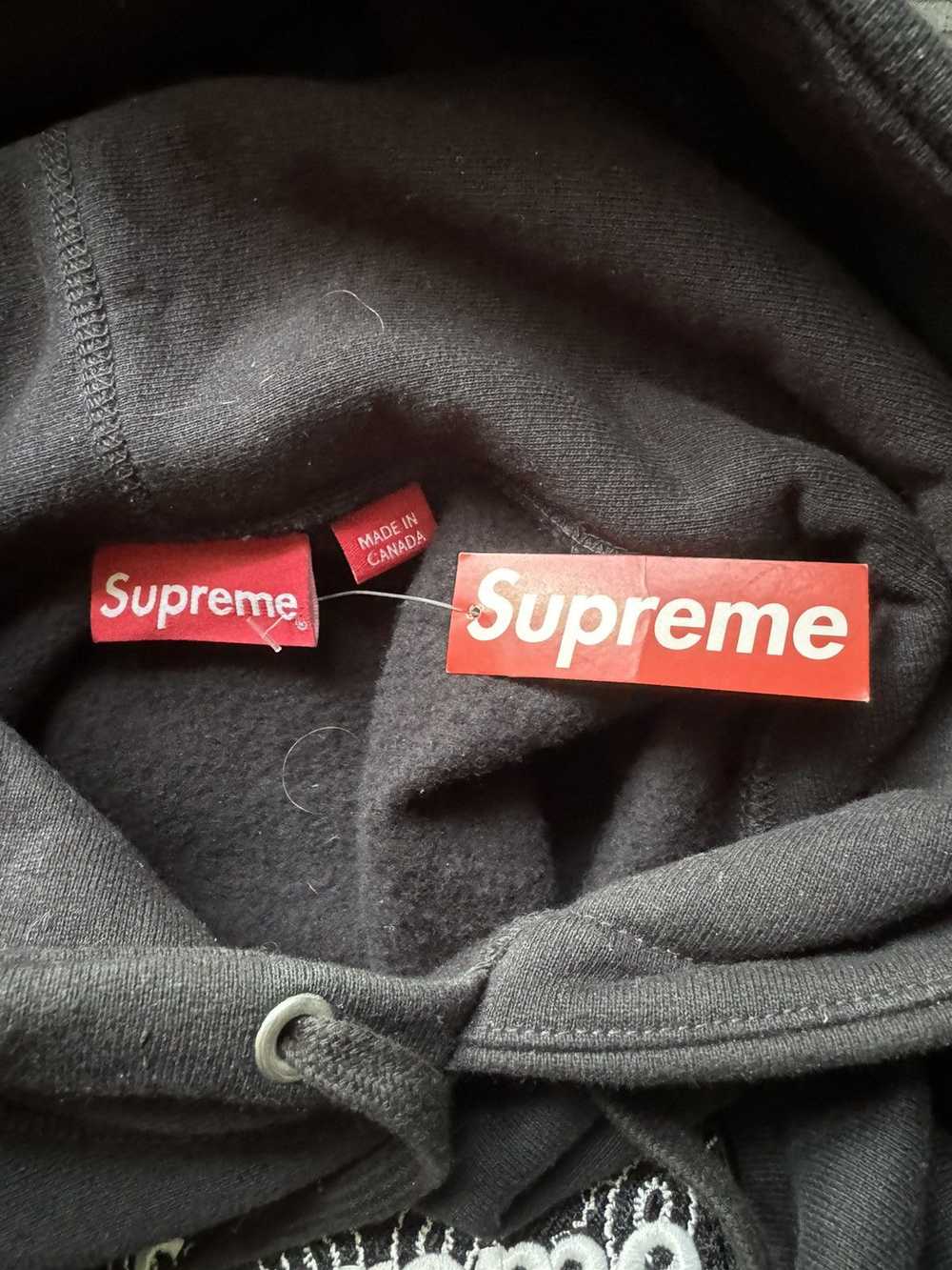 Supreme Supreme Bandana Box Logo Hoodie Black - image 6