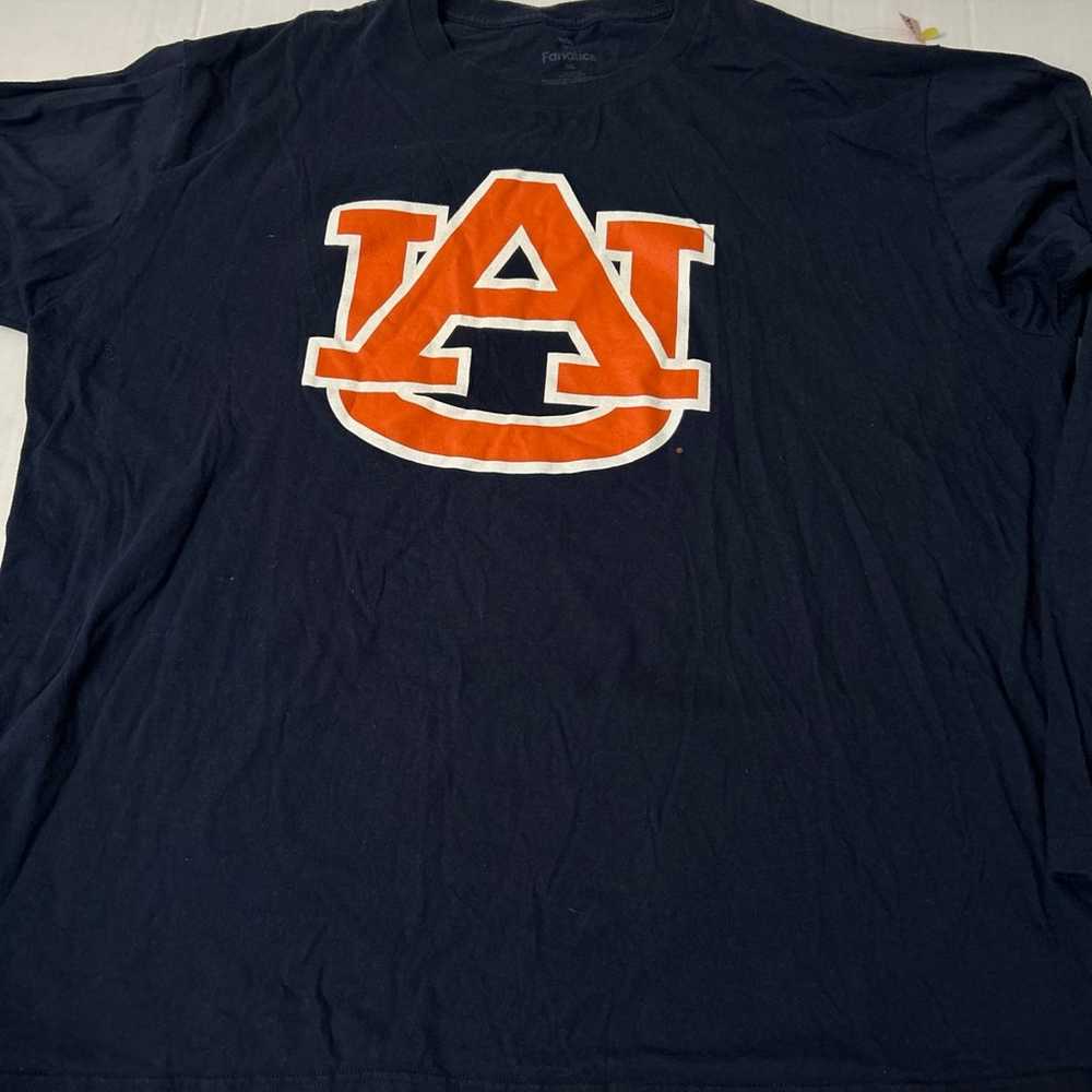 Auburn Tigers Navy Fanatics Long Sleeve Shirt Men… - image 1