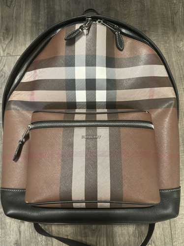 Burberry Burberry Jett Giant Check Canvas Backpack