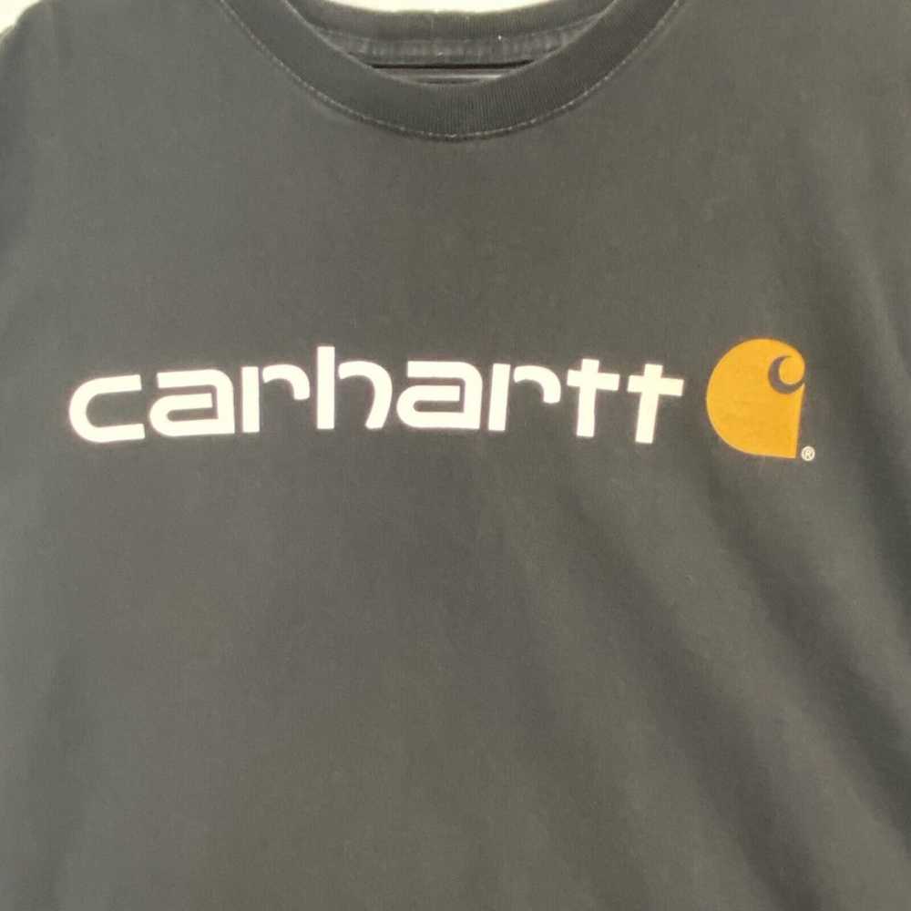 Carhartt T Shirt Adult Large Black Graphic Tee Lo… - image 2