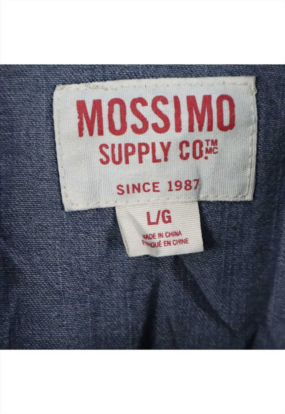 Vintage 90's Mossimo Supply & Co Shirt Denim Long… - image 4