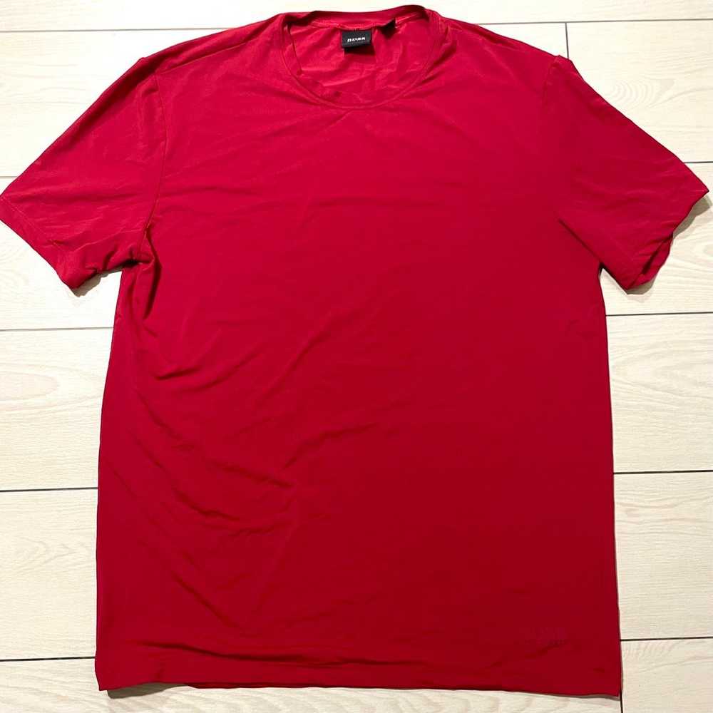 Hugo Boss mens red t-shirt crew neck size medium - image 3